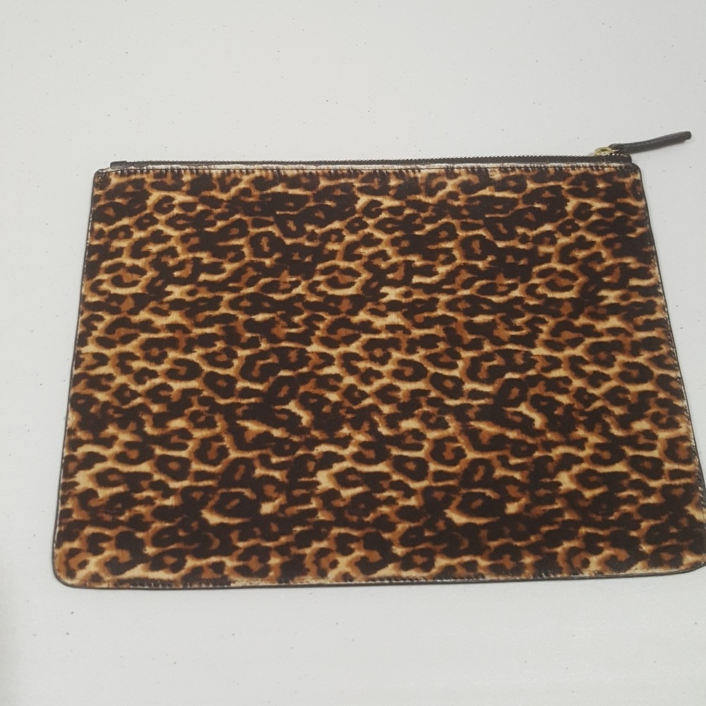 Cheetah Print Pony Hair Clutch